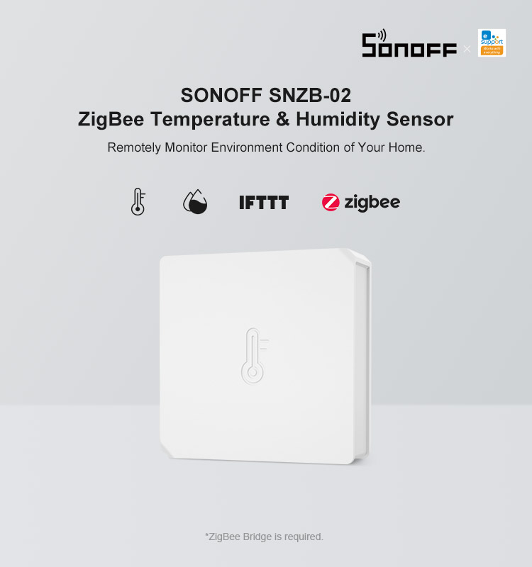 SONOFF ZigBee Temperature And Humidity Sensor - Oomipood