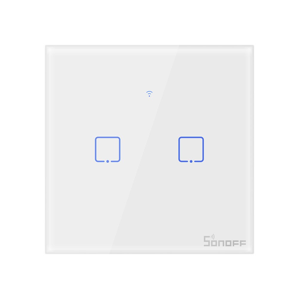 SONOFF TX_ T2_ UK_ 2C White Series WiFi Wall Switches - SONOFF EGYPT