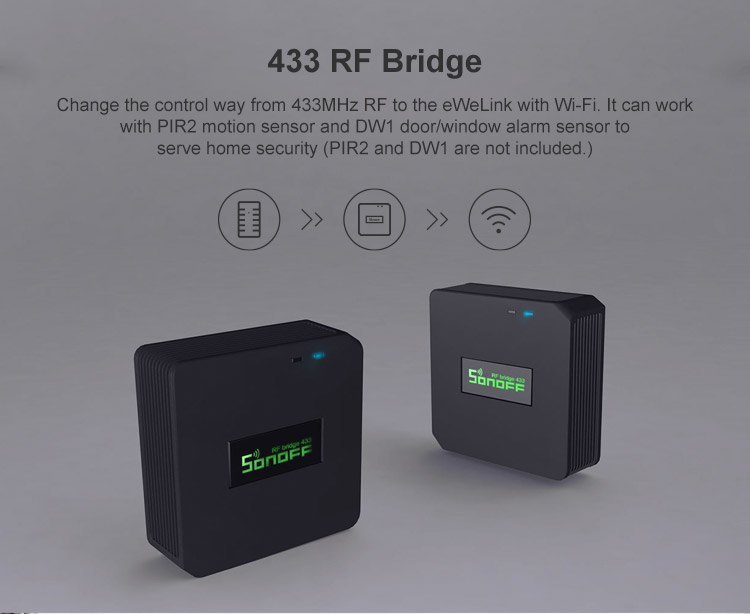 BRIDGE RF SONOFF 433 MHz WIFI DOMOTICA DA SMARTPHONE / APP / NEST / ALEXA –  WallMall – La tua casa in buone mani