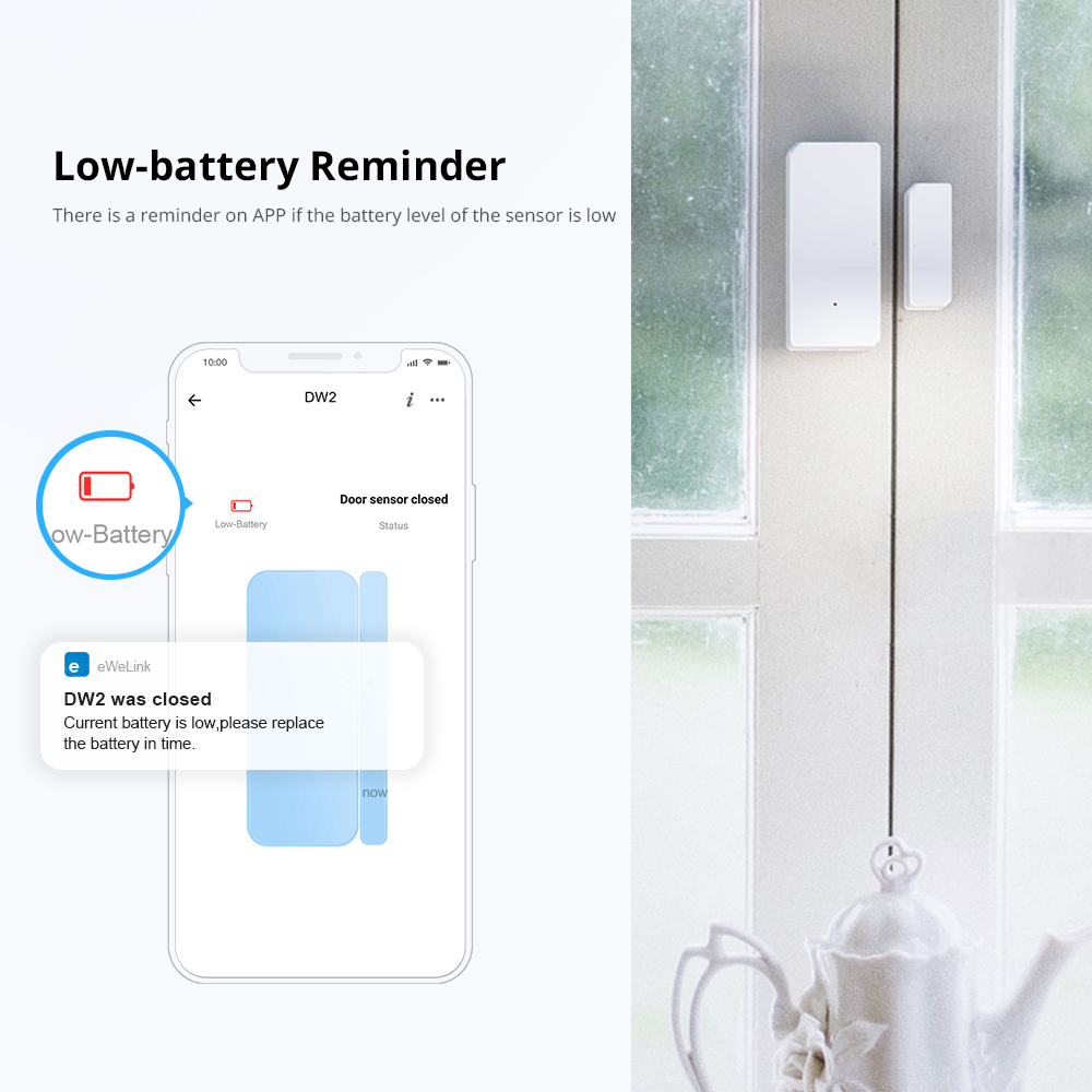 Sonoff Dw2 Wi Fi Wireless Doorwindow Sensor Sonoff Egypt 7657
